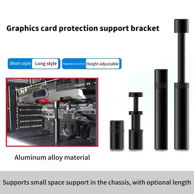 For VC-15/16Plus GX-30Plus Graphics Card GPU Brace Vertical Telescopic Rotating Stand Bracket Video