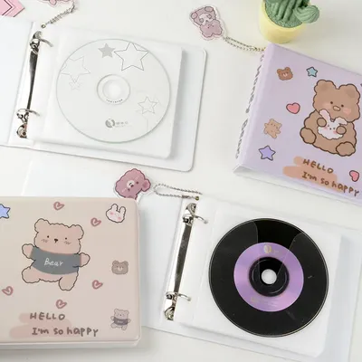 20 Capacity Hard CD Case Holder Organizer Portable Carrying DVD Binder Home Album Organizer