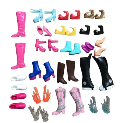 1/6 Doll Shoes Boots Sandals Colorful Doll Decors Children DIY Doll Decoration Parts Original Doll