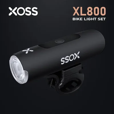 XOSS XL400 800 Bicycle Light Aluminium Bike Headlight Flashlight Handlebar USB Charging MTB Road