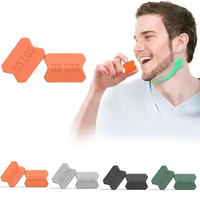 Jawline Exerciser Face Masseter Silicone Jaw Exerciser Ball Double Chin Eliminator For Men & Women