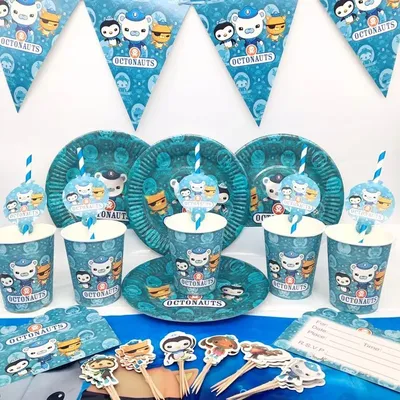 The Octonauts Theme Party Decoration For Kids Holiday Event Birthday Party Supplies