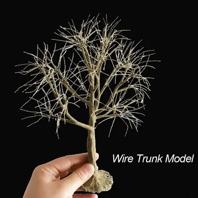 10-28cm Model wire Tree Trunk Model Material Handmade Tree For Making Simulation Tree Powder