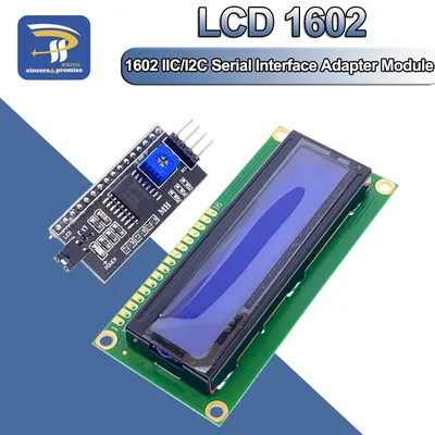 1602 16x2 HD44780 for Arduino Character 5V LCD Blue Screen 1602A IIC/I2C Serial PCF8574 Interface