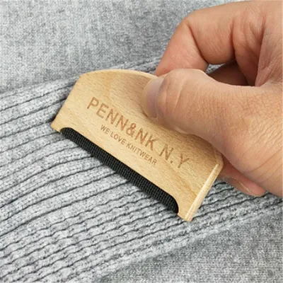 Wooden Epilator Sweater Clothes Shaver Fabric Clothes Sweater Lint Removers Manual Portable Wooden