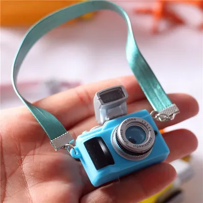1 Piece Set Of Doll Toy Camera Mini Simulation Camera,Suitable For Doll Home Decoration Accessories