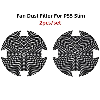 2/4 Pack Fan Dust Filter Breathable Ventilation Cooling Fan Dust Mesh PVC Anti-Dust Cover for PS5