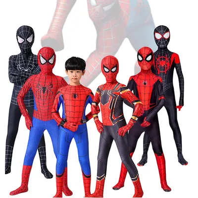 New Miles Morales Far From Home Cosplay Costume Zentai Costume Superhero Bodysuit Spandex Suit Custom Made