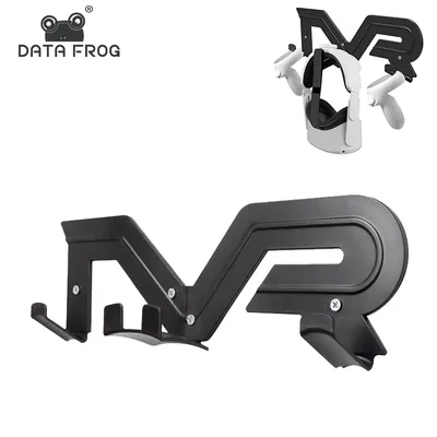 DATA FROG VR Wall Mount Stand For Oculus Quest 2 Headset Stand Bracket For Oculus Rift S HTC Vive