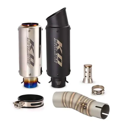 51MM Exhaust Pipe For CFMOTO 450SR 2022-2024 Motorcycle Escape Mid Link Pipe Stainless Steel Muffler
