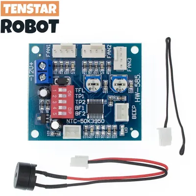 DC 12V 5A PWM PC CPU Fan Temperature Control Speed Controller Board Speed Controller Temperature
