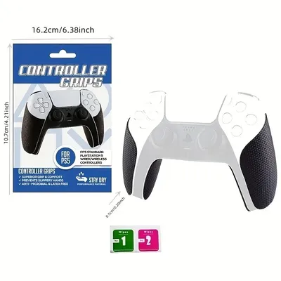 1pc PS5 Anti Slip Sticker Game Handle Protection Controller Sticker Height Fit PS5 Handle Anti Slip