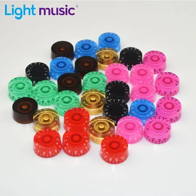 4 PCS Round Guitar Knobs Speed Volume Tone Control Knobs Rotary Knobs for Electric Guitar Parts