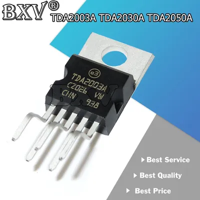 10PCS/LOT TDA2003 TDA2003A TO-220 Amplifier Chip Single Supply TDA2003 TDA2030 TDA2050 New And
