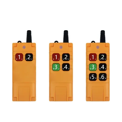 2000M High Power Waterproof & Drop-proof Industrial Wireless Remote Control 2/4/6 Button EV1527 Chip