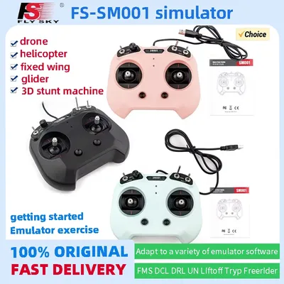 FLYSKY FS-SM001 Simulator for Newcomers 8CH/6CH Support for DRL Liftoff DCL Freerider APD And More