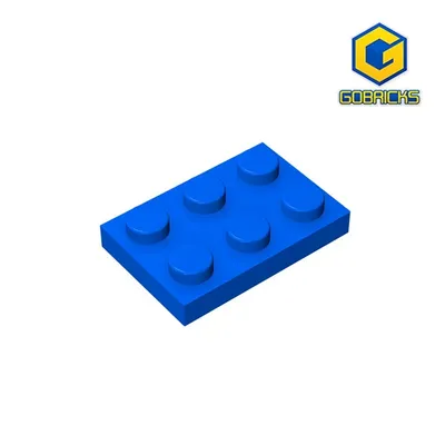 Gobricks 10PCS Bricks Compatible Assembles Particles 3021 2x3 For Building Blocks Parts DIY Story Educational Parts Toys 2022