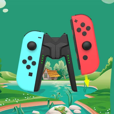 Mini Game Charging Dock Grip with Type-C Port USB C Charger Stand For Nintendo Switch Joy Con Joycon