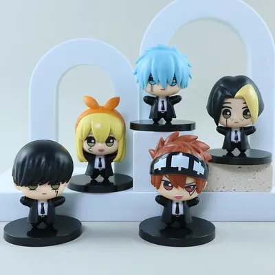 5pcs/set Anime Mashle: Magic and Muscles MASHLE Action Figure Model Toys 7cm
