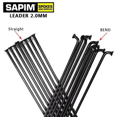 SAPIM bicycle spokes 2.0 round j-bend/straight pull Spokes Black bikes with copper cap spokes Can