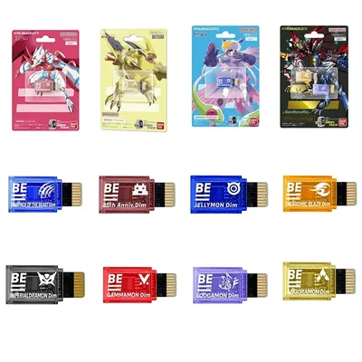 Digimon Adventure Third Generation BE MEMORY JELLYMON LOOGAMON ANGORAMON DIM Card Protective Film