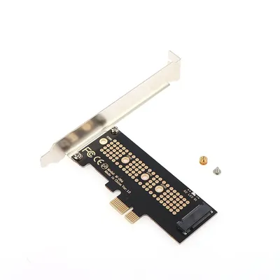 M.2 NVME SSD to PCIe 4.0 Adapter Card 64Gbps M-Key PCIe4.0 X1 X4 For Desktop PC PCI-E GEN4 Full