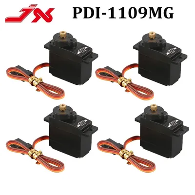 4PCS JX Servo PDI-1109MG 9g 2.5kg Metal Gear Digital Mini Servo for Fixed-wing 1/18 RC Car Boat