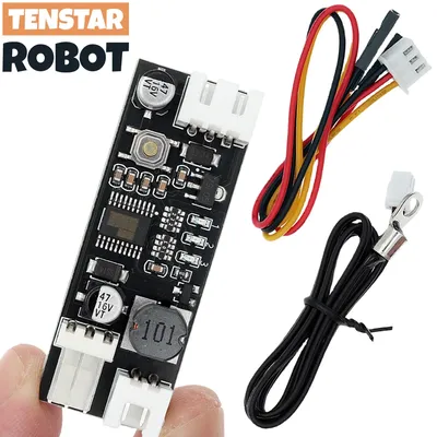 Single 12V 0.8A DC PWM 2-3 Wire Fan Temperature Control Speed Controller Chassis Computer Noiseor PC