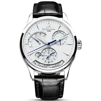 CARNIVAL New Dual Time Zone Watches for Men Automatic Multifunction Men Mechanical Wristwatches Sapphire Calendar Montre Homme