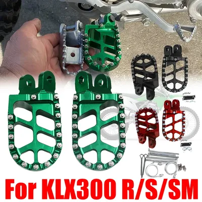 Motocross Footrest Footpegs Foot Pegs Pedal For Kawasaki KLX300R KLX300S KLX300SM KLX300 KLX 300R