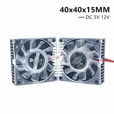 NEW DC 5V 12V 0.1A 40mm 4cm BGA Fan Graphics Card Fan With Heat Sink Cooler 40mm 40x40x15mm 4010