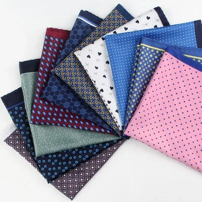 34cm Pocket Square for Men Women Floral Print Suits Hanky Mens Handkerchiefs Suit Square