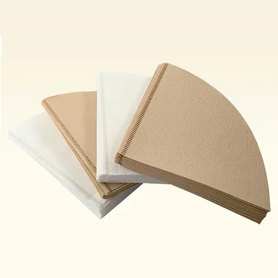 Coffee filter paper V&60 Hand punch V-shaped conical filter paper drip filter screen imported