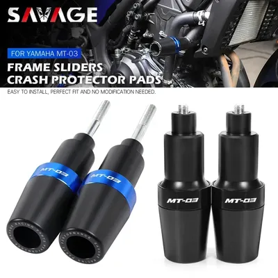 MT-03 Frame Slider Crash Protector For YAMAHA MT03 MT25 2015-2024 Motorcycle Wheel Fork Axle Slider