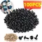 100/50PCS 5-20mm Black Plastic Safety Eyes For Toys Amigurumi Diy Kit Crafts TeddyBear Toy Eye For
