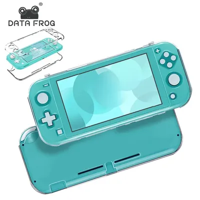 DATA FROG Protective Cover For compatible-Nintendo Switch Lite Game Console Transparent PC Crystal