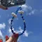 HERLOOK Blue Evil Eye Phone Straps White Clouds Phone Chain String Y2K Accesories Cellphone Charm