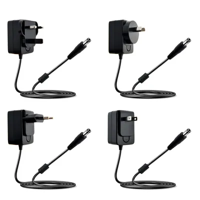 Guitar Pedal Power Adapter Supply 9V DC 1A Low Noise Magnetic Ring US EU UK AU Plug 3 way 4 way 5