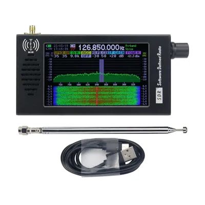 HamGeek DSP-01 SDR Radio Receiver DSP Digital Demodulation CW/AM/SSB/FM/WFM with 4.3" IPS LCD