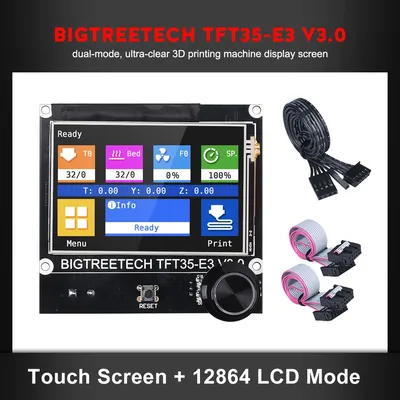 BIGTREETECH TFT35 E3 V3.0 3D Printer Touch Screen Display Dual Mode LCD 12864 For SKR MINI E3 V3