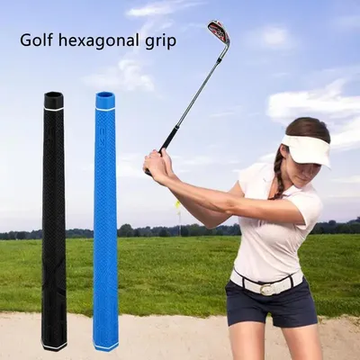 Golf Club Grips Hexagonal Grip Rubber Grip Ultra-Light Handle Grips Comfortable Golf Accessories for