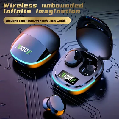 TWS G9S Bluetooth Earphones Wireless Headphones HiFi Headset Waterproof Noise Reduction Sports