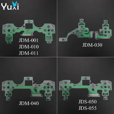 YuXi JDM JDS 001 010 011 030 040 055 for DS4 Conductive Film Keypad for PS4 Pro Slim Controller PCB