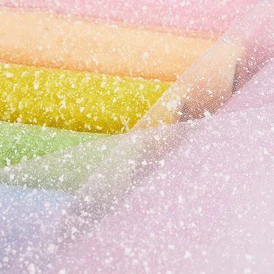 1M Color Snowflake Gauze Yarn Flower Wrapping Paper DIY Scrapbook Materials Wedding Birthday Party