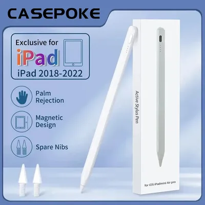 For Apple Pencil Power Display Palm Rejection Ipad Pencil Stylus Pen For iPad Accessories 2022 2021 2020 2019 2018 Pro Air Mini