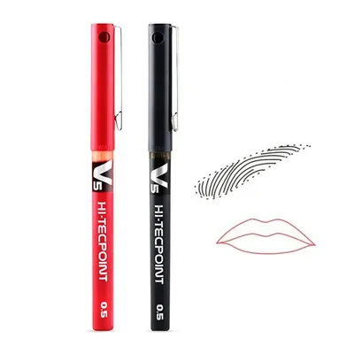 Surgical Skin Marker Pen Permanent Makeup Microblading Marker Pen for Eyebrow/Lip Beginner Tattoo Accessories