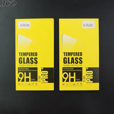JCD Tempered Glass Clear Full HD Screen Protector Cover Front Back Film Guard for Psvita PS Vita