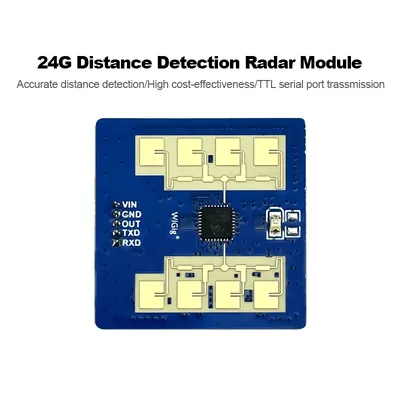 Hi-Link New LD2411S Smart Home 5V 50mA High Performance 24GHz Motion / Micro Motion Human Sensing