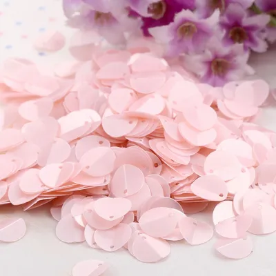 240Pc (10g) folded sequins 10mm PVC oval loose sequin pad diameter sequin sewing process women's
