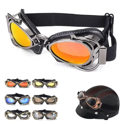 Retro Motorcycle Glasses Helmet Goggles outdoor sport Off-road racing glasses Motocross Motorbike